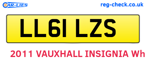 LL61LZS are the vehicle registration plates.