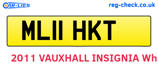 ML11HKT are the vehicle registration plates.