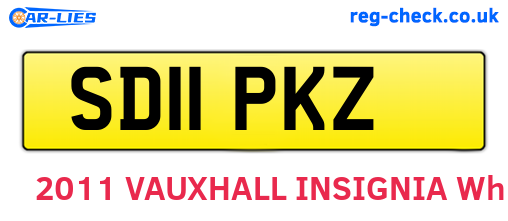 SD11PKZ are the vehicle registration plates.