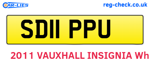 SD11PPU are the vehicle registration plates.