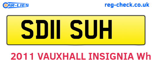 SD11SUH are the vehicle registration plates.