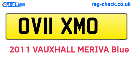 OV11XMO are the vehicle registration plates.