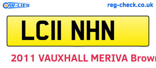 LC11NHN are the vehicle registration plates.