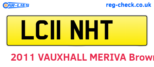LC11NHT are the vehicle registration plates.