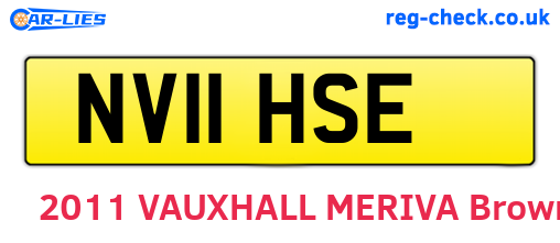 NV11HSE are the vehicle registration plates.