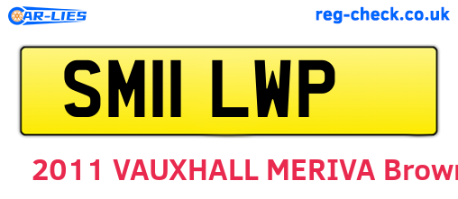 SM11LWP are the vehicle registration plates.