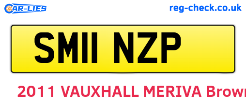 SM11NZP are the vehicle registration plates.