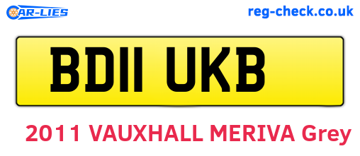 BD11UKB are the vehicle registration plates.