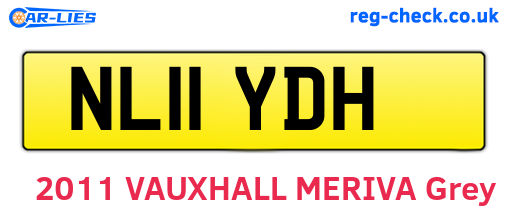 NL11YDH are the vehicle registration plates.
