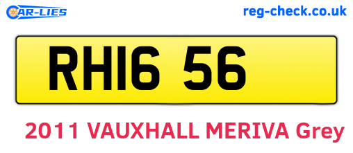 RH1656 are the vehicle registration plates.
