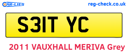 S31TYC are the vehicle registration plates.
