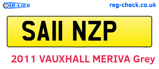 SA11NZP are the vehicle registration plates.