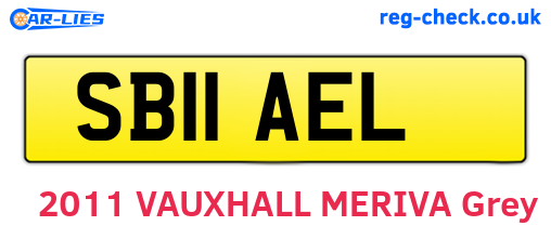 SB11AEL are the vehicle registration plates.