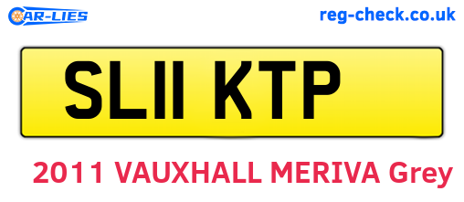 SL11KTP are the vehicle registration plates.