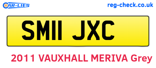 SM11JXC are the vehicle registration plates.