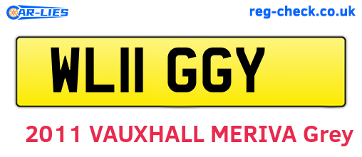 WL11GGY are the vehicle registration plates.