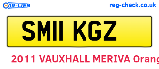 SM11KGZ are the vehicle registration plates.