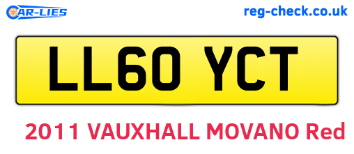 LL60YCT are the vehicle registration plates.