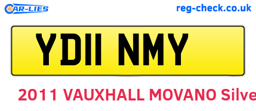 YD11NMY are the vehicle registration plates.