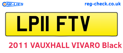 LP11FTV are the vehicle registration plates.