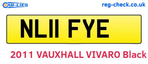 NL11FYE are the vehicle registration plates.