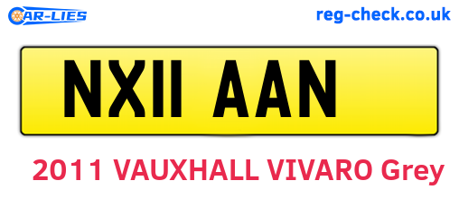 NX11AAN are the vehicle registration plates.