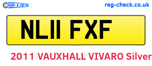 NL11FXF are the vehicle registration plates.