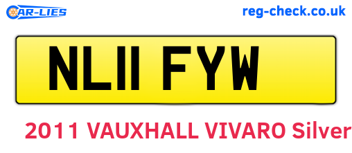 NL11FYW are the vehicle registration plates.