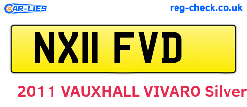 NX11FVD are the vehicle registration plates.