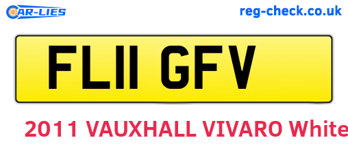 FL11GFV are the vehicle registration plates.