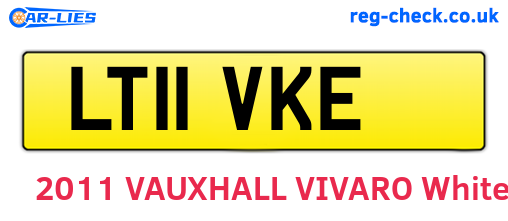 LT11VKE are the vehicle registration plates.