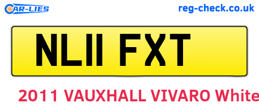 NL11FXT are the vehicle registration plates.