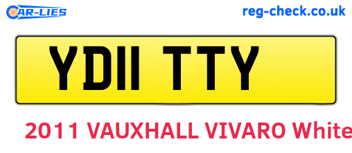 YD11TTY are the vehicle registration plates.