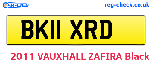BK11XRD are the vehicle registration plates.