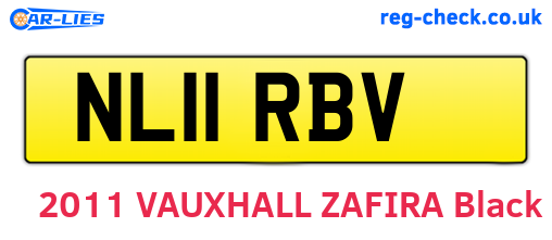 NL11RBV are the vehicle registration plates.