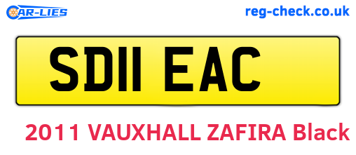 SD11EAC are the vehicle registration plates.