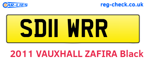 SD11WRR are the vehicle registration plates.