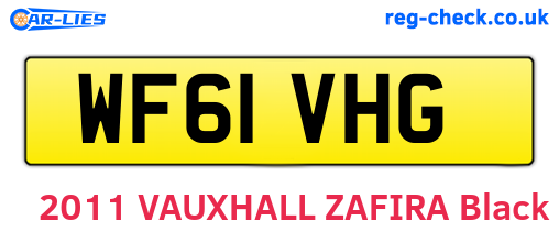 WF61VHG are the vehicle registration plates.