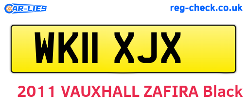 WK11XJX are the vehicle registration plates.