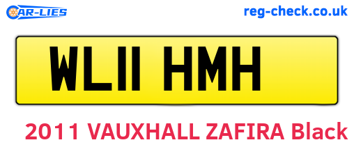 WL11HMH are the vehicle registration plates.