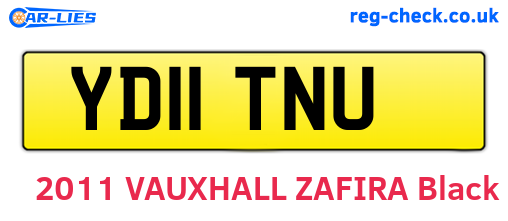 YD11TNU are the vehicle registration plates.