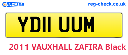 YD11UUM are the vehicle registration plates.