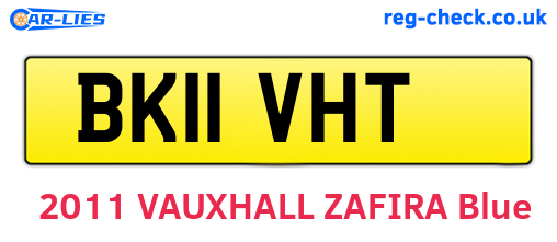 BK11VHT are the vehicle registration plates.
