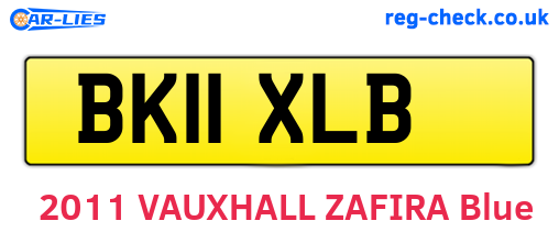 BK11XLB are the vehicle registration plates.