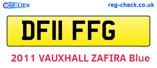DF11FFG are the vehicle registration plates.