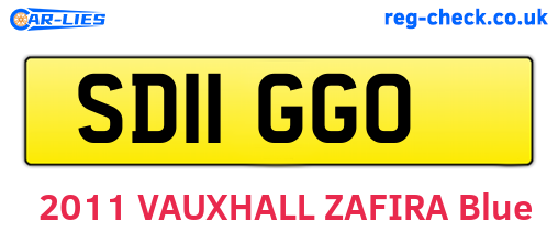 SD11GGO are the vehicle registration plates.