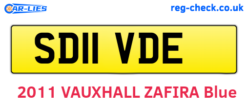 SD11VDE are the vehicle registration plates.