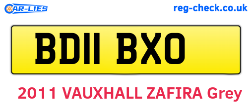 BD11BXO are the vehicle registration plates.