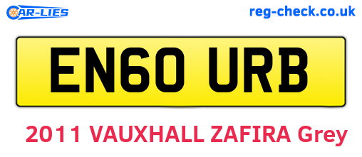 EN60URB are the vehicle registration plates.