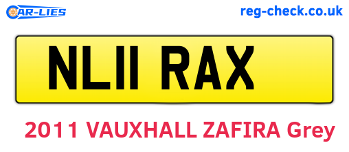 NL11RAX are the vehicle registration plates.